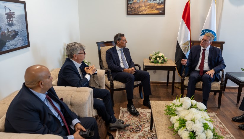 جانب من لقاء وزير البترول ورئيس التنفيذي إنرجين