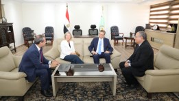 وزير الزراعة مع الوكالة الإيطالية