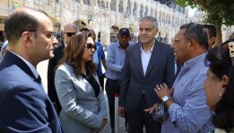 جانب من زيارة وزيرة التنمية المحلية لمصر الجديدة