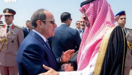 الرئيس السيسي والأمير محمد بن سليمان 