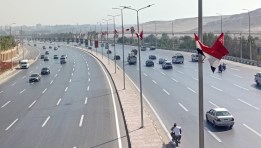 الطرق المحيطة بالمتحف المصري الكبير