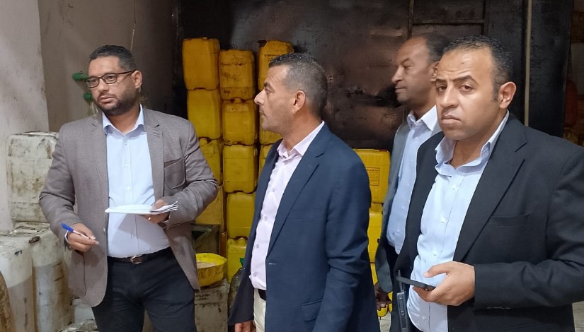 جانب من تنفيذ مأمورية الضبط القضائي لجاهز حماية المستهلك 