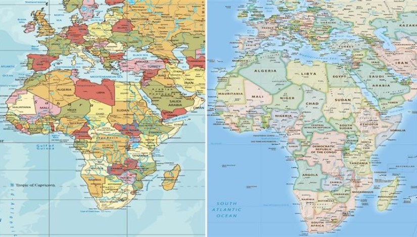 خريطة مركاتور والأمم المتحدة