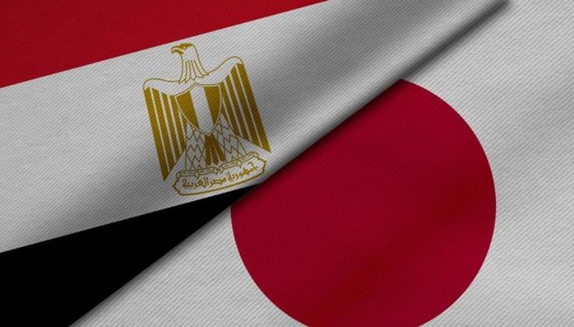 علم مصر واليابان - أرشيفية